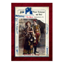 The Merry Widow Gift Tag Business Cards