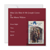 The Merry Widow Invitation