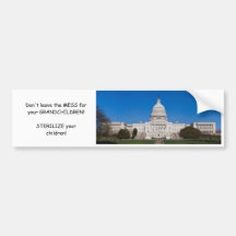 The MESS in D.C. Bumper Sticker