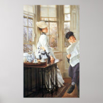 The messages read by James Tissot Posters