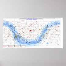 The Messier Objects Celestial Body Star Chart Poster