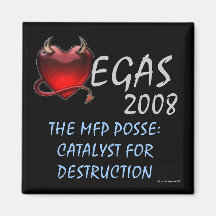 THE MFP POSSE REFRIGERATOR MAGNETS