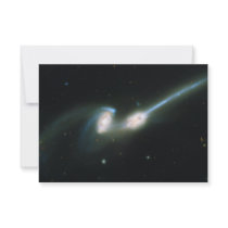 The Mice Galaxies NGC 4676 Colliding and Merging Custom Announcement