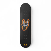 The Mighty Ape Paw of Metal Deck Skate Board Deck