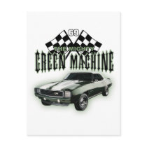 The Mighty Green Machine Post Cards