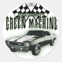 The Mighty Green Machine Stickers