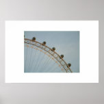 The Millenium Wheel at dusk Print