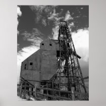 The Mine #2 B&W Print