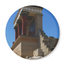 The Minoan Palace of Knossos photograph Fridge Magnets