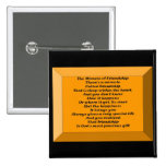 The Miracle of Friendship Pinback Buttons