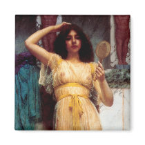The Mirror - Godward - 1899 Fine Art Oil Painting