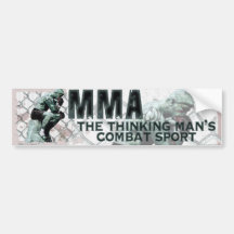 The MMA Thinker Bumper Stickers
