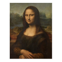 The Mona Lisa by Leonardo da Vinci Postcards