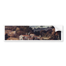 The Monastery Of San Francesco In Sabine Mts Near Bumper Sticker