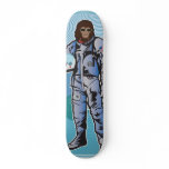 The Monkey Astronaut skateboards