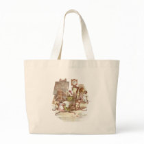 The Monkey School Tote Bags