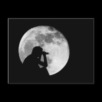 The Moon is full tonight once more postcards