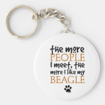 The more people I meet the more I like my Beagle Keychain