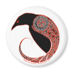 The Morrigan Raven Celtic knotwork magnets