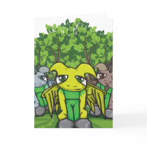 The Moss People Greeting Card