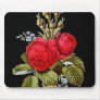 The Moss Rose - Vintage Fine Art Mouse Mats