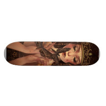The Moth Eater Custom Skateboard