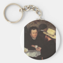The mother of cabaret Antony (detail) by Renoir Keychains