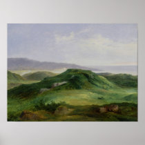 The Mouth of the River Bidassoa Print