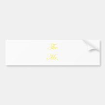 The Mr Bumper Stickers