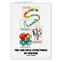 The Multiple Structures Of Protein Greeting Cards