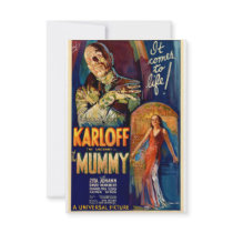 The Mummy 1932 Film Custom Invitations