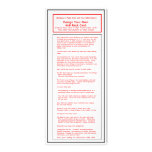 The MUSEUM Artist Series 4x9 Rack Card Template1 rack cards