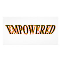 The MUSEUM Artist Series gibsphotoart Empowered ry Personalized Photo Card