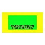 The MUSEUM Artist Series jGibney Happy Empowered Photo Card