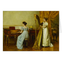 The Music Room Greeting Card