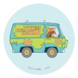 The Mystery Machine Shot 13 Round Sticker
