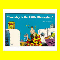 The Mystery of Laundry Postcard postcards