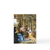 The Nativity - Andrea Da Salerno Greeting Cards