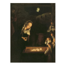 The Nativity at Night Post Card