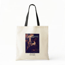 The Nativity By Correggio Canvas Bag