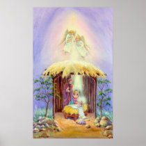 THE NATIVITY by SHARON SHARPE Posters