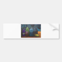 The Nativity (Christianity theme surrealism) Bumper Sticker