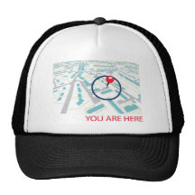 THE NAVIGATOR  - YOU ARE HERE TRUCKER HATS