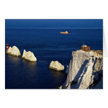 The Needles and lighthouse, Isle of Wight, U.K. Cards