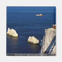 The Needles and lighthouse, Isle of Wight, U.K. Magnet