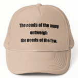 The Needs of the Many black hats