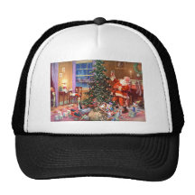 THE NIGHT BEFORE CHRISTMAS TRUCKER HAT