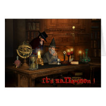 The Night before Halloween Greeting Cards