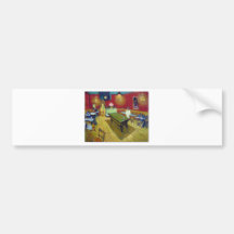 The Night Cafe by Vincent Van Gogh Bumper Sticker