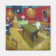 The Night Cafe by Vincent Van Gogh Magnets